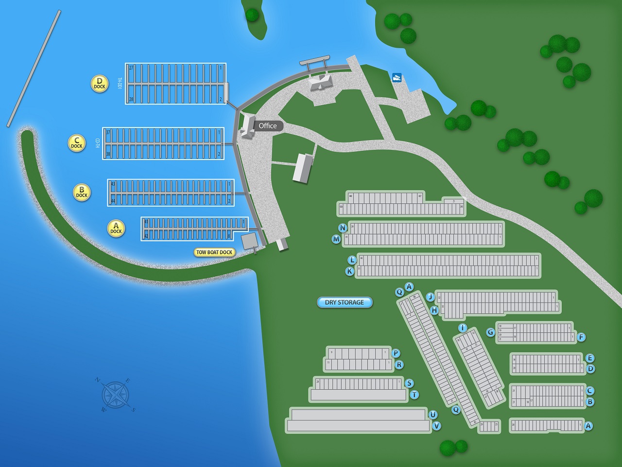 Palms Marina Site Map The Palms Marina on Lake Conroe